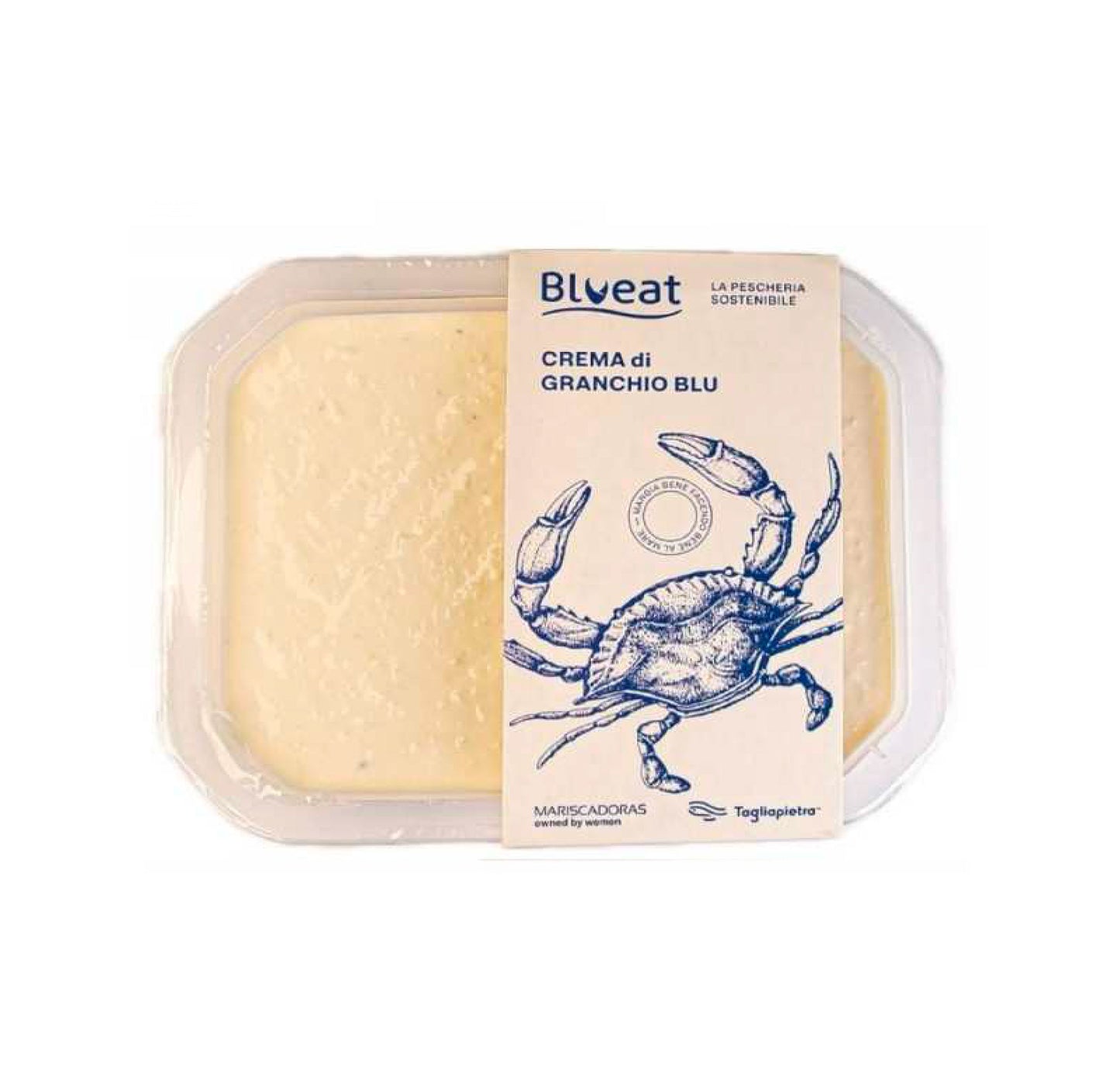 Crema a base di granchio blu