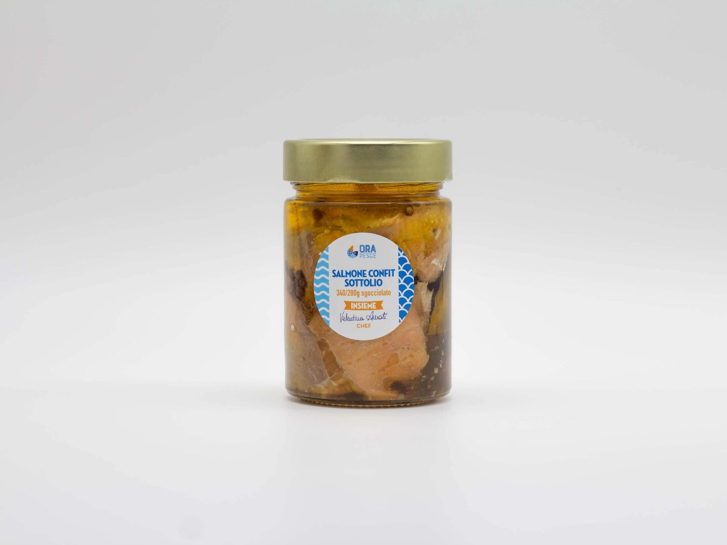 Tranci di salmone confit marinato