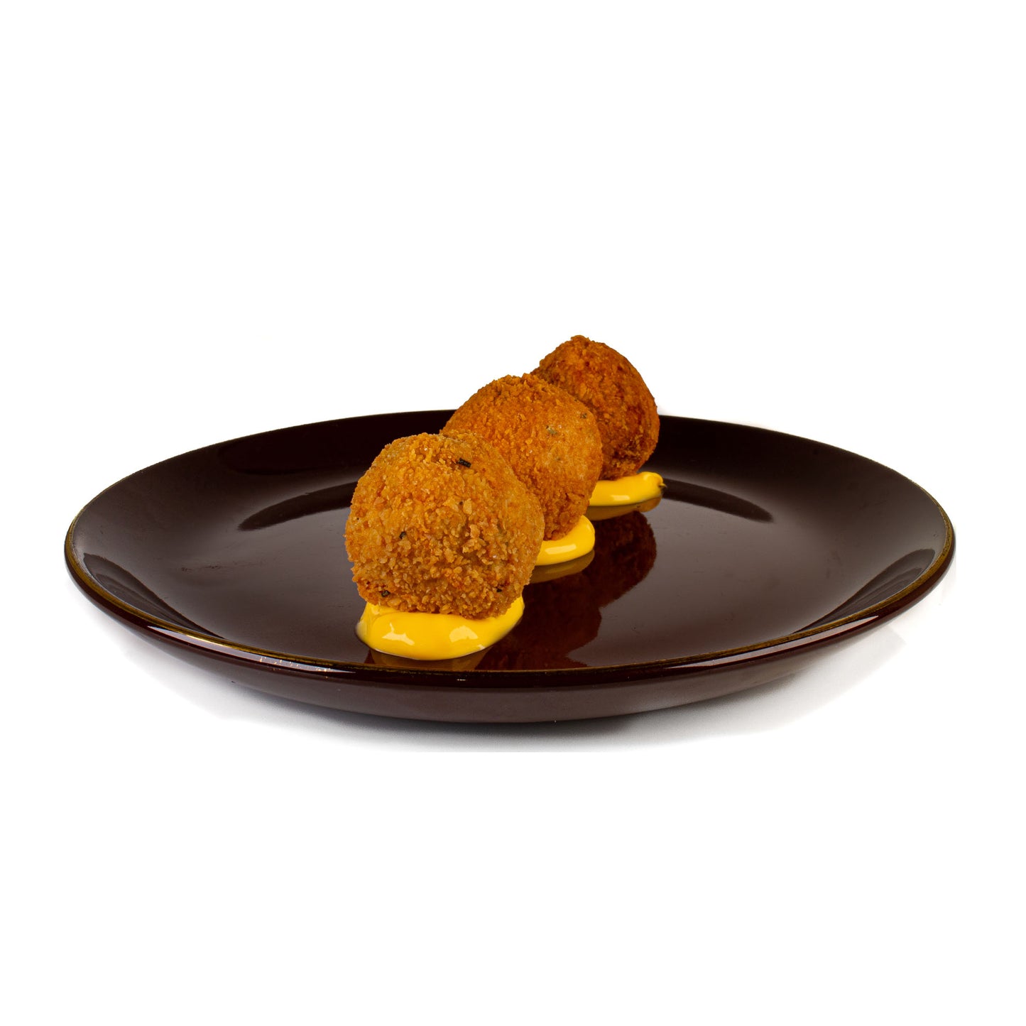 Piatto di polpette di granchio blu