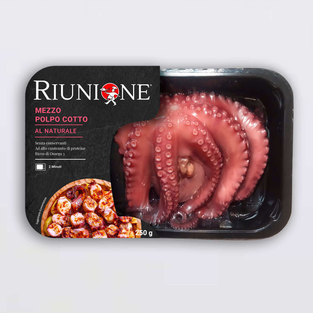 Mezzo polpo cotto