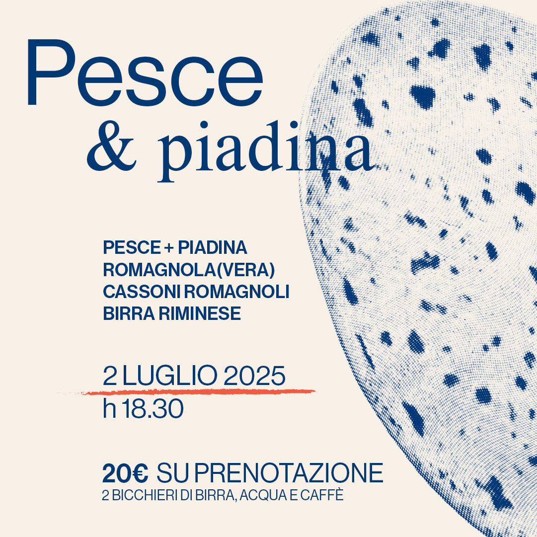 Pesce e piadina romagnola