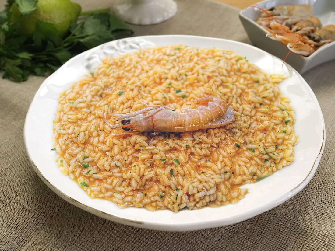 Risotto scampi freschi e limone