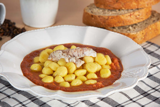 Gnocchetti di patate alle canocchie