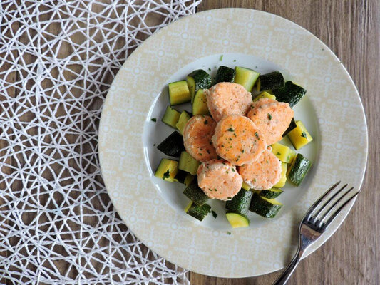 Polpette di salmone in padella